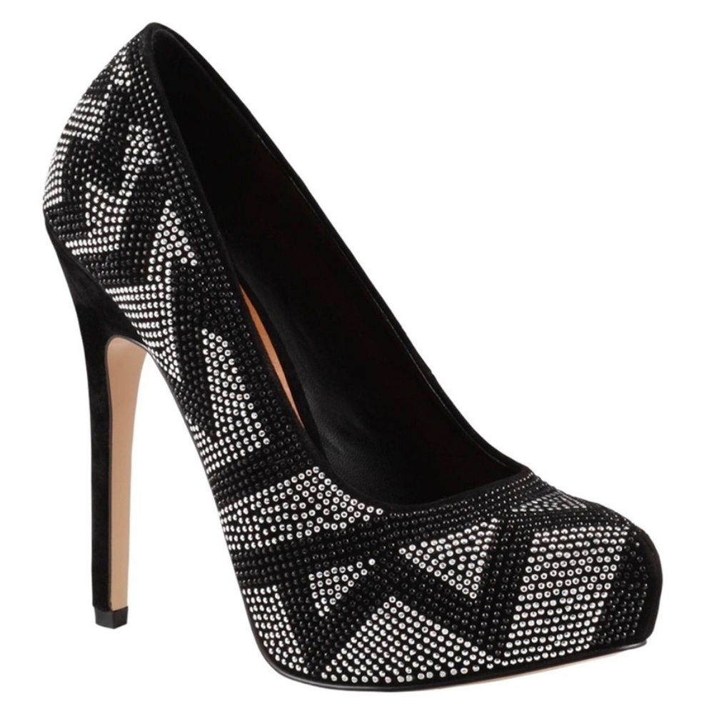 ALDO Chevron Bedazzled Heels​